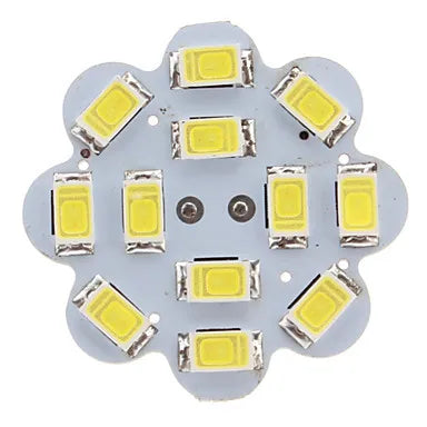 Helnys 10pcs G4 LED 12V Bulb 3W Warm White/White 12*SMD5630 for Home Lighting