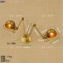 Helnys Vintage Black Swing Arm LED Wall Sconce