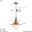 Helnys Retro LED Pendant Light for Dining Room Decor