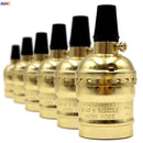 Vintage Retro E27 Lamp Holder Base by Helnys - Aluminum LED Fitting E27 Socket