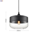 Helnys Nordic Pendant Lamp LED Industrial Light for Modern Dinning Room