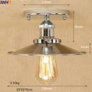 Helnys Industrial Vintage Copper Edison LED Ceiling Light Fixture