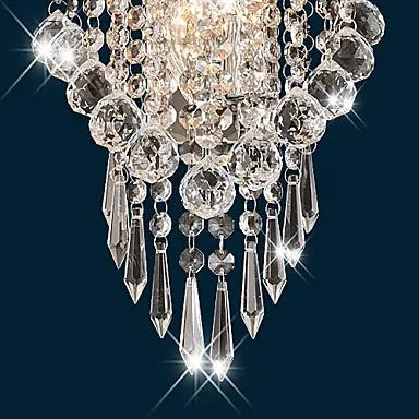 Helnys Modern LED Crystal Wall Light Sconce - Stainless Steel Home Lighting