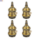 Helnys E27 Vintage Lamp Holder Base Switch Light Bulb Socket - CE UL