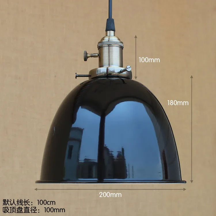 Helnys Loft Industrial Edison LED Pendant Lights Vintage Lamparas Colgantes Hanglamp