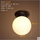 Helnys Retro LED Ceiling Light - Industrial Vintage Living Room Fixture