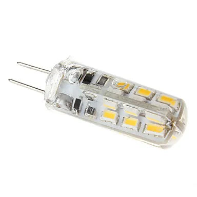 Helnys 5pcs G4 LED Bulb 12V 1W 24xSMD5630 110LM Warm White/White Light