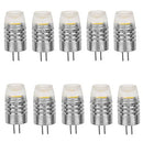 Helnys G4 LED Bulb 12V 1.5W COB 120LM Warm White/White - Pack of 10