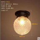 Helnys Retro LED Ceiling Light - Industrial Vintage Living Room Fixture