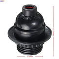 Helnys Plastic E27 Bulb Holder With Switch 110-220V Socket Vintage UL CE