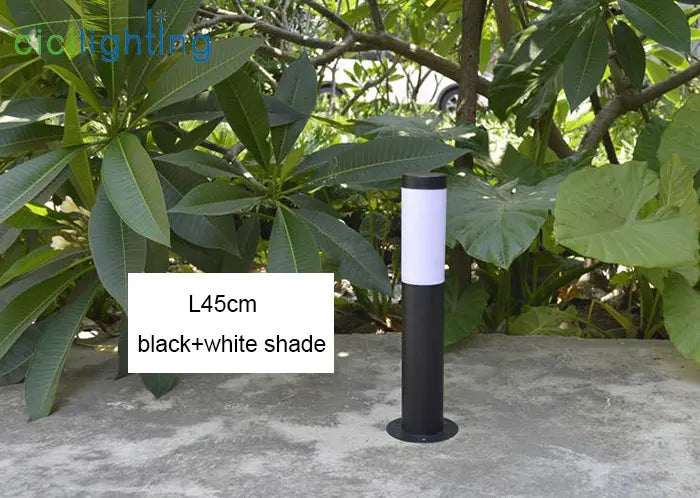 Helnys Stainless Steel Outdoor Lawn Lamp, Waterproof LED Path Light