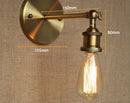 Helnys Industrial Vintage Wall Lamp LED Loft Style Edison Wall Sconce