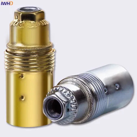 Helnys Aluminum E27 Lamp Holder Vintage Retro Socket UL CE Homekit