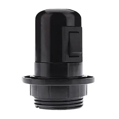 Helnys E27 Base Bulb Socket Lamp Holder with Switch