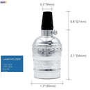 Helnys Vintage Aluminum E27 Lamp Holder with Chain Switch Homekit UL CE