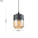 Helnys Nordic Pendant Lamp LED Industrial Light for Modern Dinning Room
