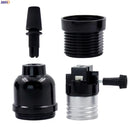 Helnys E27 Socket Bulb Holder with Switch, 110-220V, Vintage Style