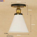 Helnys Industrial Vintage Copper Edison LED Ceiling Light Fixture