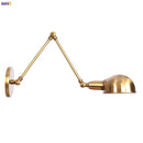 Helnys Rustic Gold Industrial Wall Lamp Retro LED Stair Light Fixtures