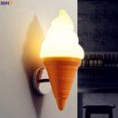 Helnys Ice Cream LED Wall Lamp: Modern Carton Design for Children Room, Bar
