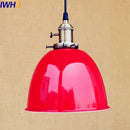 Helnys Loft Industrial Edison LED Pendant Lights Vintage Lamparas Colgantes Hanglamp