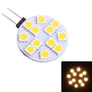 Helnys G4 LED 12V 1.5W Corn Bulb - Bright 130LM, 12*SMD5050 - Pack of 10