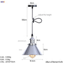 Helnys Retro LED Pendant Light for Dining Room Decor