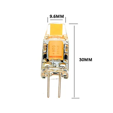 Helnys COB LED G4 Bulb 1W 80LM 2700K~6500K Bi-pin Lights 10pcs