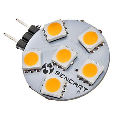 Helnys G4 LED Bulb 1W 12V 6-SMD5050 75lm - Pack of 10