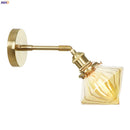 Helnys Copper LED Wall Lamp Glass Ball Nordic Modern Design