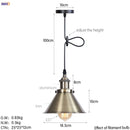 Helnys Retro LED Pendant Light for Dining Room Decor