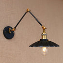 Helnys Vintage Swing Arm Wall Lamp Retro Industrial Sconce Appliques