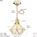 Helnys Nordic LED Glass Pendant Lamp for Modern Home Lighting