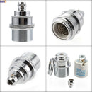 Helnys Aluminum E27 Lamp Base Socket Vintage Light Bulb Holder Edison Compatibility