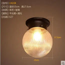 Helnys Retro LED Ceiling Light - Industrial Vintage Living Room Fixture