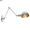 Helnys Vintage LED Wall Lamp with Adjustable Swing Arm