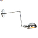 Helnys Vintage LED Wall Lamp with Adjustable Swing Arm