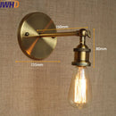 Helnys Industrial Vintage Wall Lamp LED Loft Style Edison Wall Sconce