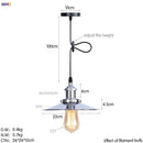 Helnys Retro LED Pendant Light for Dining Room Decor