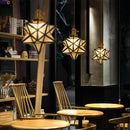 Helnys Nordic Star LED Pendant Lamp Colorful Glass Fixtures
