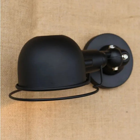 Helnys Vintage Industrial Wall Sconce Rustic Iron Loft Wall Lamp