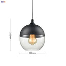 Helnys Nordic Pendant Lamp LED Industrial Light for Modern Dinning Room