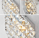 Modern LED Crystal Wall Sconce With 2 Lights by Helnys