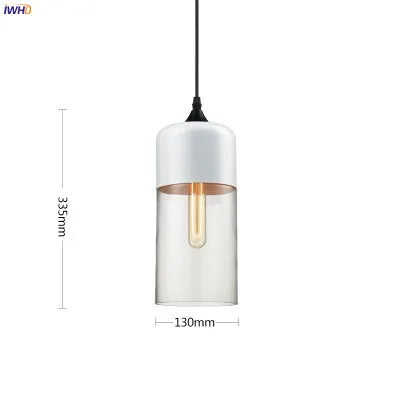 Helnys Nordic Pendant Lamp LED Industrial Light for Modern Dinning Room