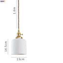 Helnys Nordic Ceramic Pendant Lights: Modern LED Lighting for Bedroom, Dinning, and Living Room
