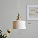 Modern Helnys Nordic White Ceramic LED Pendant Lights with Knob Switch for Elegant Home Decor