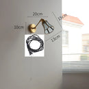 Helnys Green Glass LED Wall Lights with Pull Chain Switch