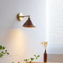 Helnys Walnut LED Wall Light: Adjustable Up Down Lamp for Bedroom Stair Nordic Design