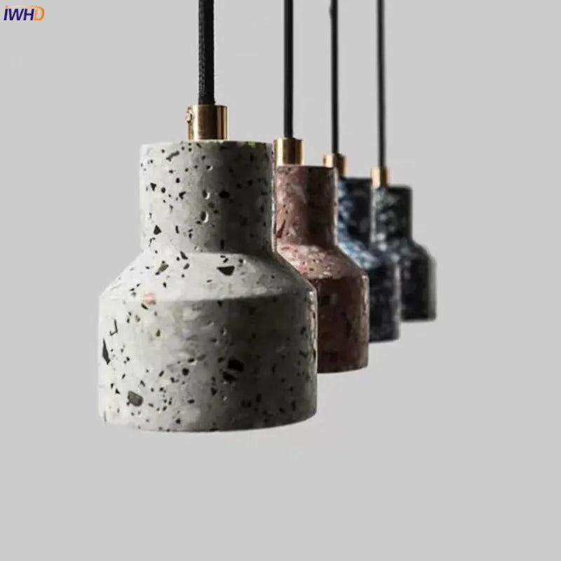 Helnys Nordic LED Pendant Lamp for Bedroom Living Dinning Room - Mini Hanging Lights Lamparas Colgantes