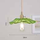 Helnys Nordic Purple Glass LED Pendant Light - Modern Hanging Luminaria